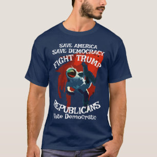 T-shirt DHS FBI CBP Gavin Newsom Président Démocratique x