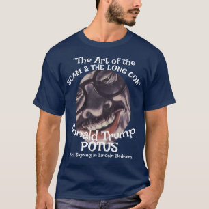 T-shirt DHS FBI CBP SCAM POLITIQUE RÉEL Art Trump POTUS 5