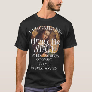 T-SHIRT DHS FBI CBP VIOLÉ COVENANT DE TRUMP ARK VOTE
