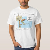 T-shirt d'humour de contrôle du trafic aérien (Devant)