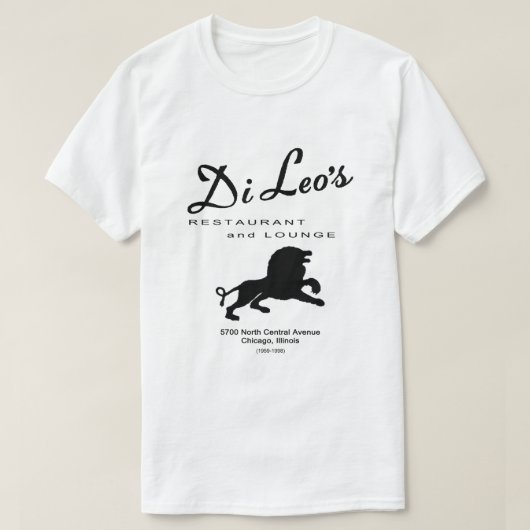 T-shirt Di Leo's Restaurant, Chicago, IL (Design devant)