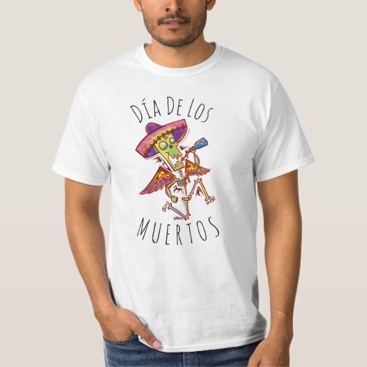 T-shirt Día de los muertos (Devant)