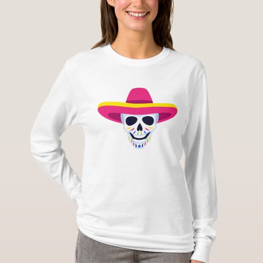 T-shirt Dia De Los Muertos (Devant)