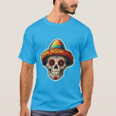 T-shirt Dia de los Muertos 7 (Devant)