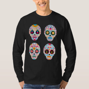 T-shirt Dia De Los Muertos Camiseta Day Of The Dead Sugar
