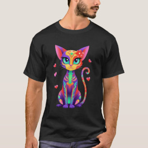 T-shirt Dia De Los Muertos Cinco De Mayo Chat Crâne De Suc
