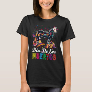 T-shirt Dia De Los Muertos Cool Crâne mexicain Skeleton Ho