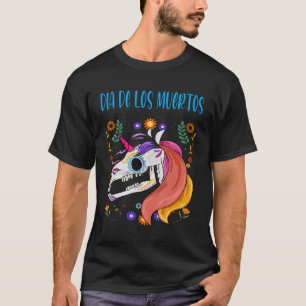 T-shirt Dia De los Muertos Day of the Dead Mexican Skeleto