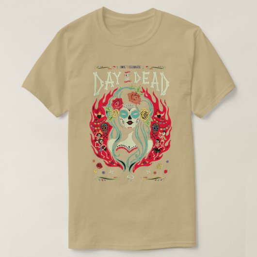 T-shirt Dia De Los Muertos Fun Day Of Dead Funny Hallo (Design devant)