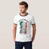 T-shirt Dia de los Muertos, Jour de la mort Drôle Squelett (Devant entier)