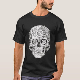T-shirt Dia de los Muertos/Jour des Morts Noir