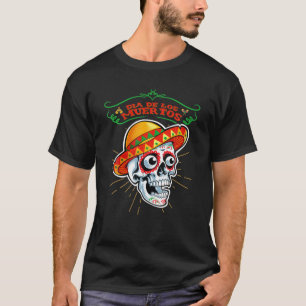 T-shirt Dia De Los Muertos Journée De La Mort Mexicaine Ma