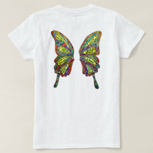 T-shirt Diabète arc-en-ciel Ma vie Mon choix Chemise papil