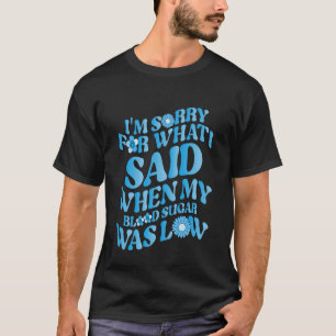 T-shirt Diabète Citation Hommes Femmes Sensibilisation au