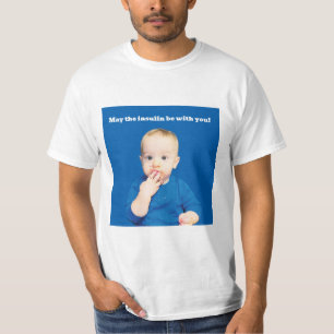 T-shirt diabète Funny food lover