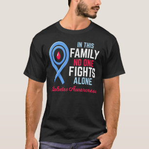 T-shirt Diabète Type 1 Sensibilisation Soutien familial Di
