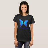 T-shirt Diabetes Alert Day Butterfly (Devant entier)