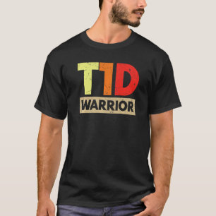 T-shirt Diabétique des guerriers T1D