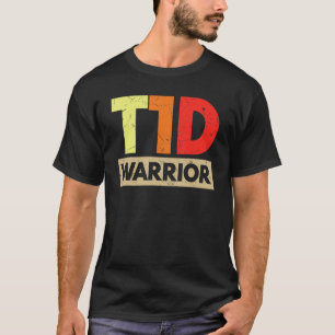 T-shirt Diabétique des guerriers T1D