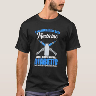T-shirt Diabétique Insuline Diabète Guerrier Diabète Sensi