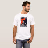 T-shirt Diable 1920 montant une bicyclette (Devant entier)