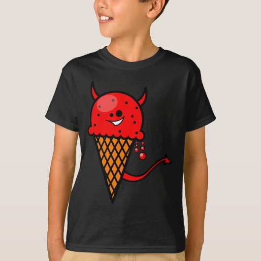 T-shirt Diable de cône de Lil (Devant)