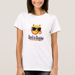 T-shirt diable déguisé Emoji Hot tendance Funny