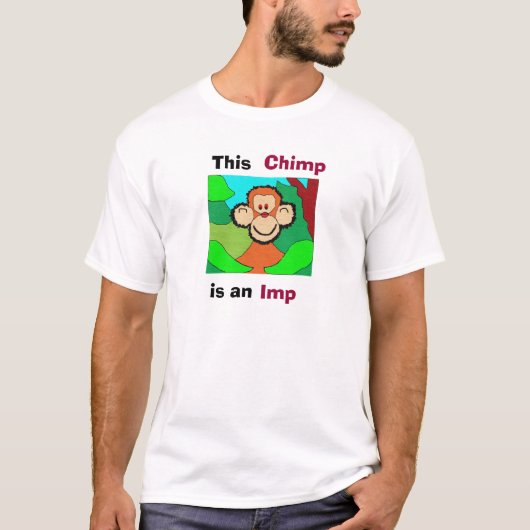 T-shirt Diable singe (Devant)