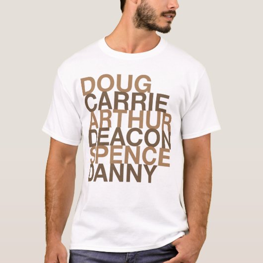 T-shirt Diacre de Doug Carrie Arthur (Devant)