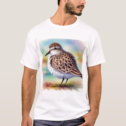 T-shirt Diademed Sandpiper Plover 290824AREF134 - Watercol (Devant)