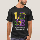 T-shirt Diagnostic Médicale Sonographe Infirmière Mardi Gr (Devant)