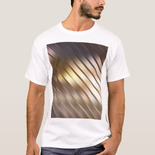 T-shirt Diagonal doré abstrait élégant arrière - plan.