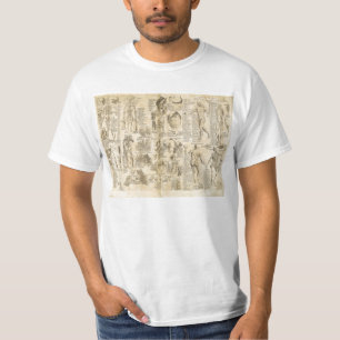 T-shirt Diagramme anatomique de Cyclopaedia 1728