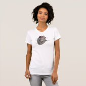 T-shirt Diagramme anatomique vintage de coeur (Devant entier)