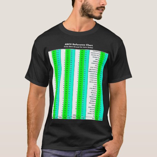 T-shirt Diagramme d'ASCII, style de CAOS (Devant)