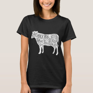 T-shirt Diagramme de Beef Cuts