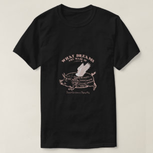 T-shirt Diagramme de porc volant