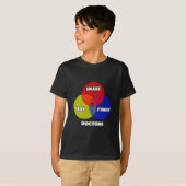 T-shirt Diagramme de Venn .. Médecins (Devant entier)