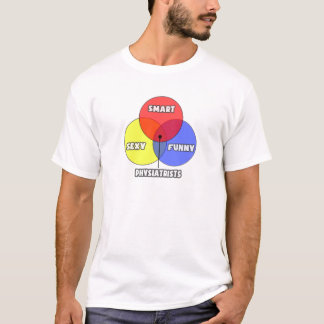 T-shirt Diagramme de Venn .. Physiatre