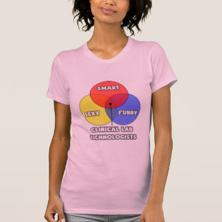 T-shirt Diagramme de Venn .. Technologues en laboratoire c