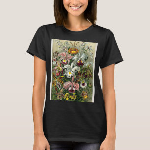 T-shirt Diagramme des fleurs vintages d'orchidées 1904