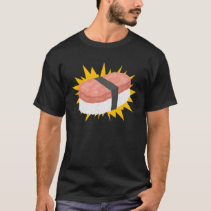 T-shirt Diagramme d'instruction alimentaire Spam Musubi ja