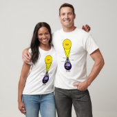 T-shirt Diagramme Éclipse solaire (Unisexe)