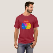 T-SHIRT DIAGRAMME GAI DE VENN (Devant entier)