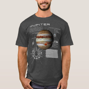 T-shirt Diagramme Jupiter