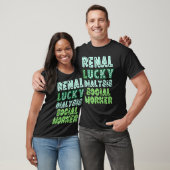 T-shirt Dialysis Social Worker St Patricks Day  Renal Luck (Unisexe)