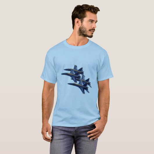 T-shirt Diamant d'anges bleus (Devant entier)