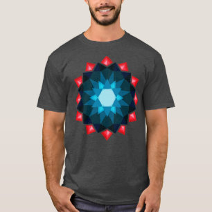 T-shirt diamant de mandala en cristal