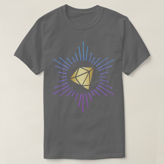 T-shirt Diamant doré (Design devant)