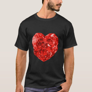 T-shirt Diamant isolé - brillant